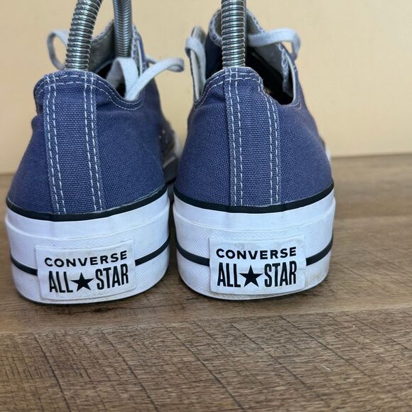 Converse Chuck Taylor All Star Lift Low trainers platform shoes sneakers size 9 - Picture 2 of 8